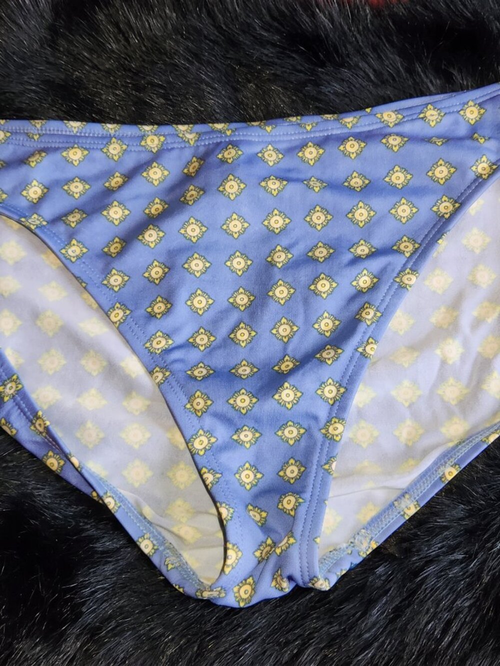 SZ 12 Women's Blue Bikini Bottom Bathing Suit Beach Swimsuit Swimming Nautica
